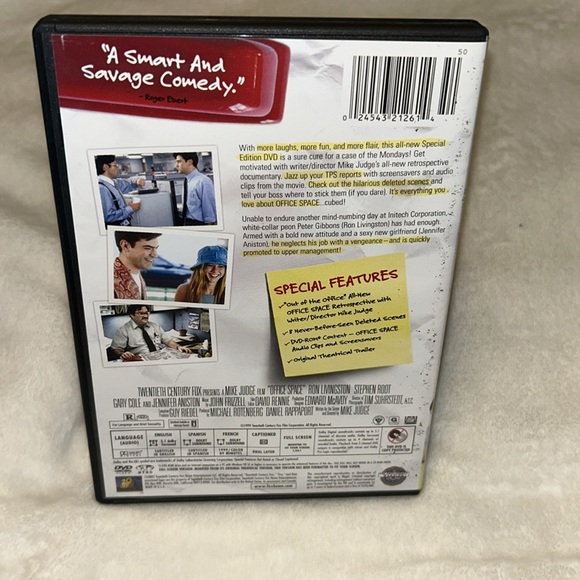 ~6/$10 MOVIES VHS/DVDS~ Office Space DVD 1999 Fullscreen Special Edition - Picture 4 of 4